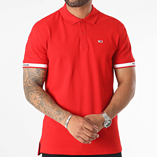 Polo Manches Courtes Classic Linear 7282 Rouge