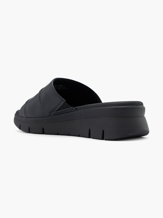 5th Avenue Tieffussbett-Pantolette Schwarz