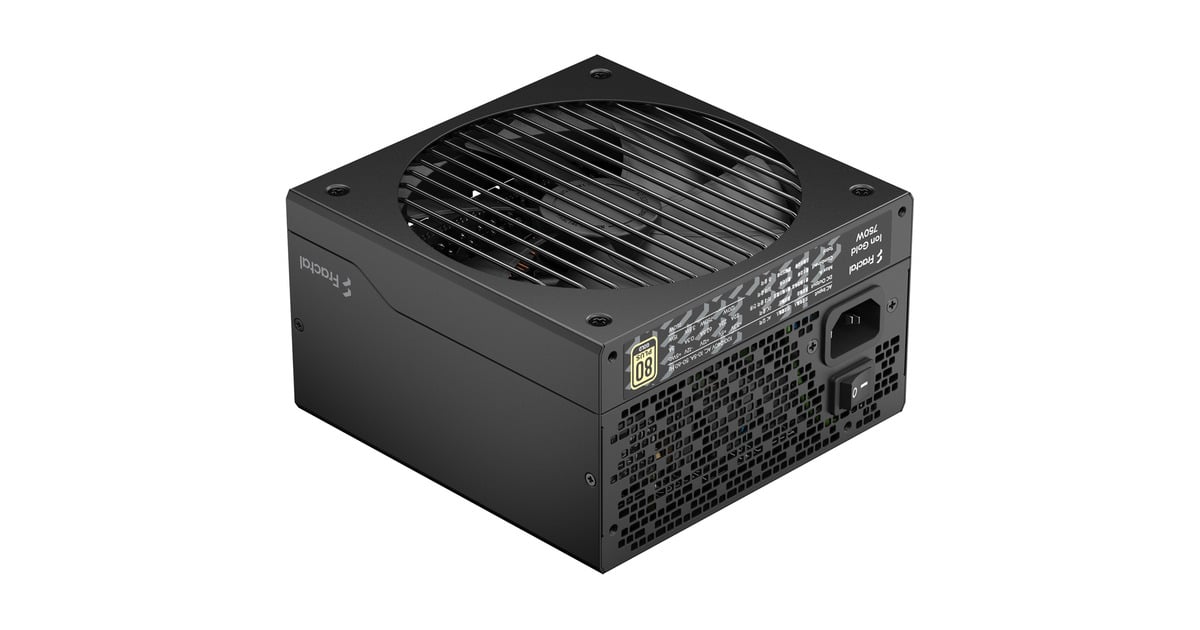 Fractal DesignION Gold 3 modulaire 750 watt voeding   (Zwart, 1x 12V-2x6, 3x PCIe)