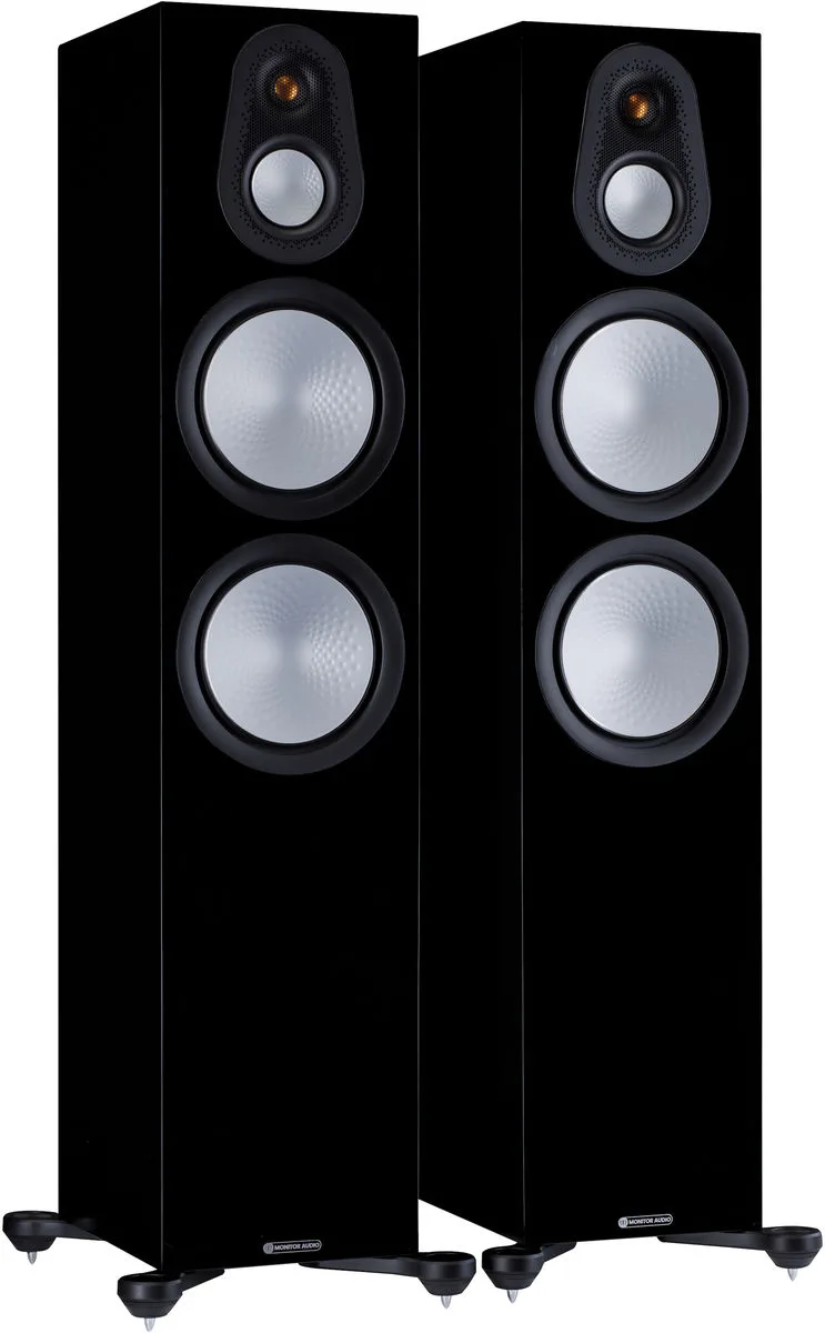 Monitor Audio Silver 500 7G Noir laqué (la paire) Enceintes colonne