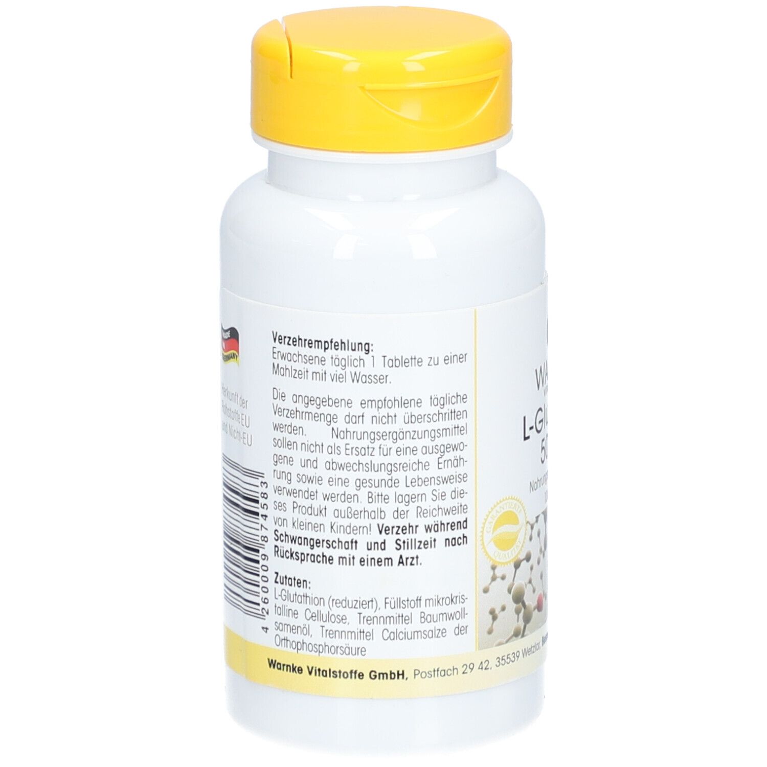 WARNKE L-Glutathion 500mg Tabletten