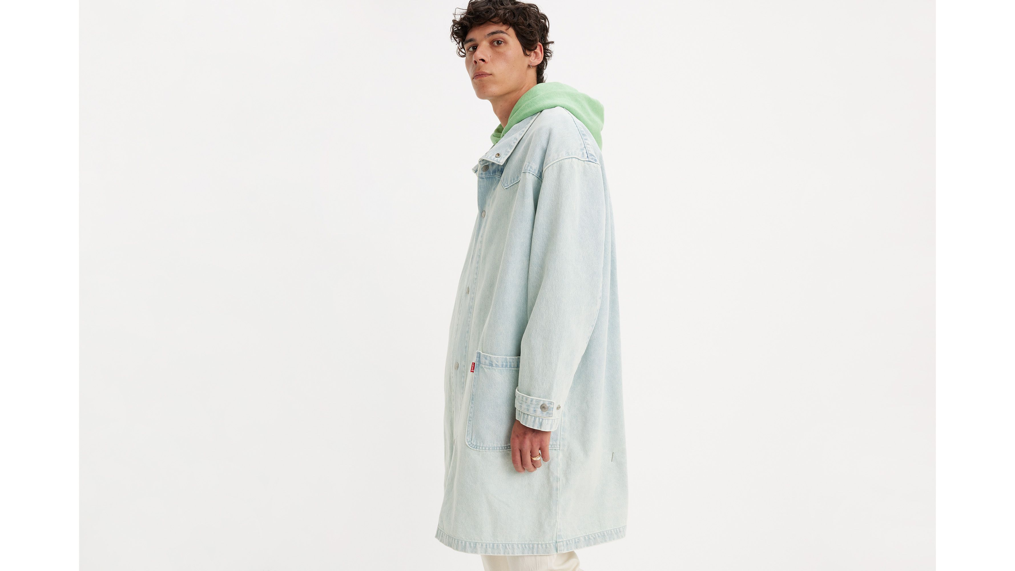 Veste Western denim - Toile Indigo First Take - Bleu