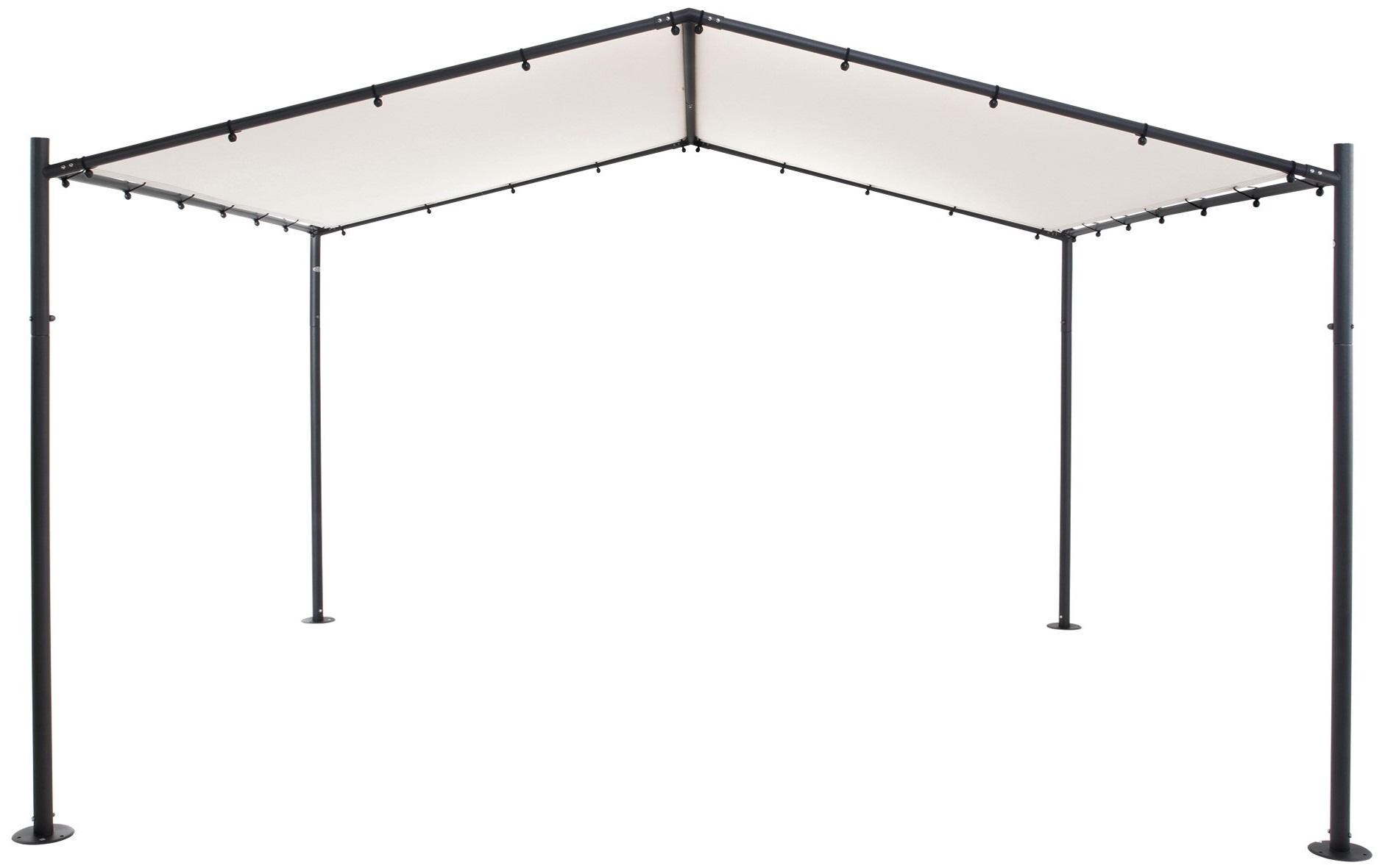 Pavillon Roma, Anthrazit / Sand<br>Pavillon mit UV Schutz