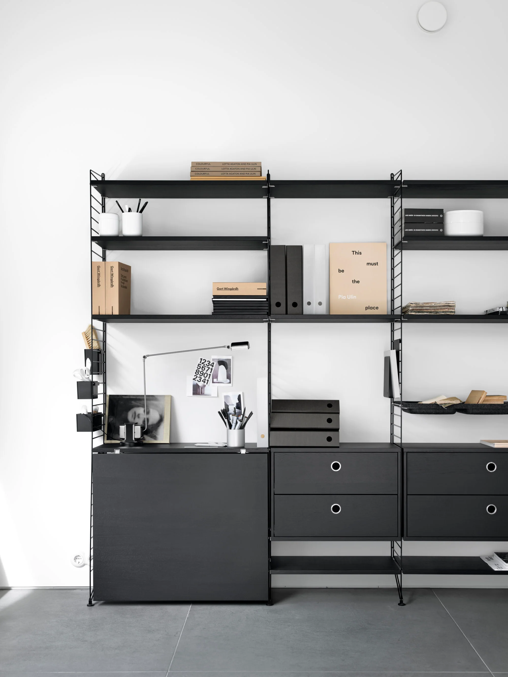 Inklapbare tafel String System, B 78 x D 30 cm