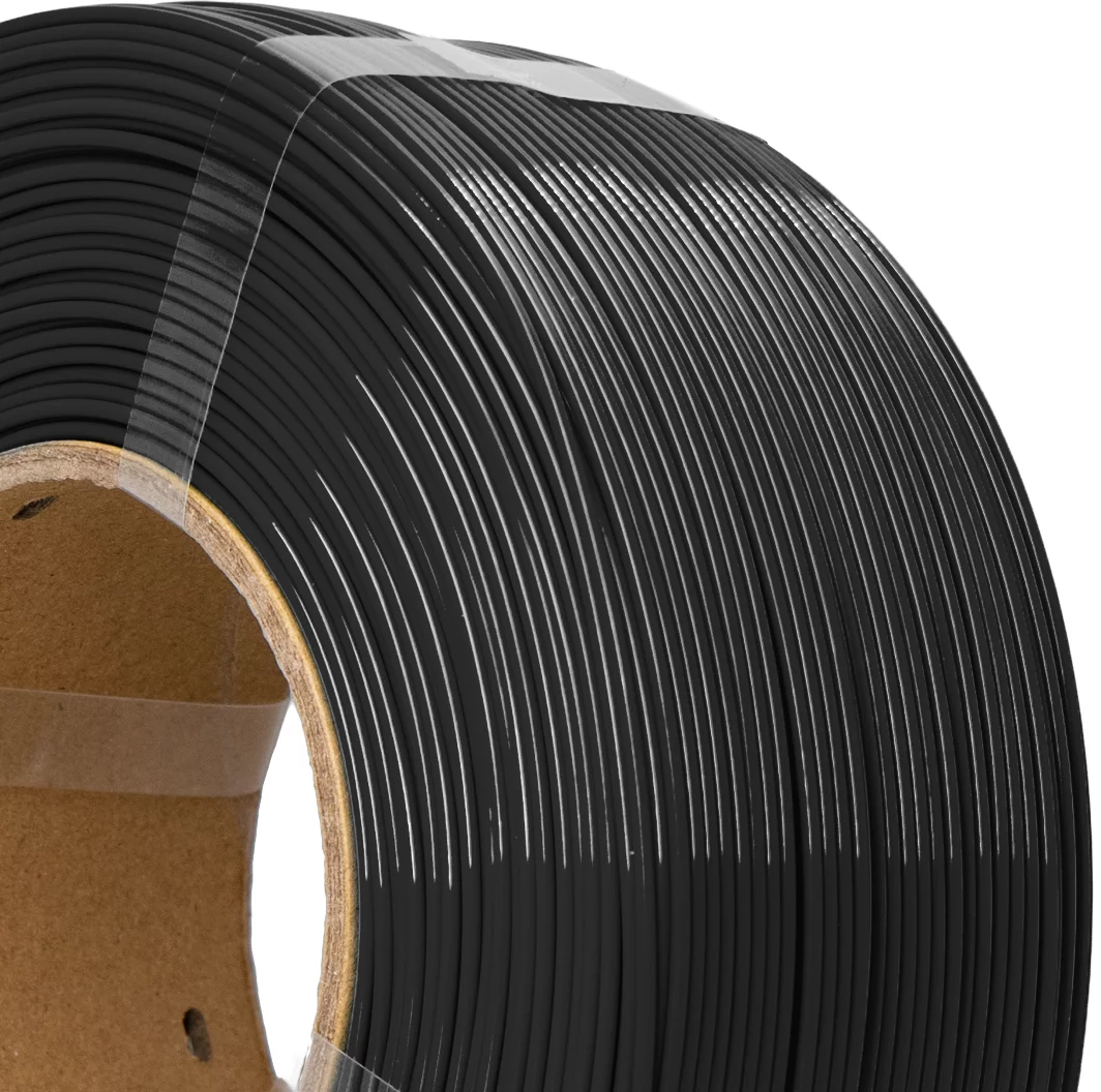 AzureFilm  PETG Hyper Speed Refill Black, 1,75 mm / 1000 g    Universal Filament ohne Spule