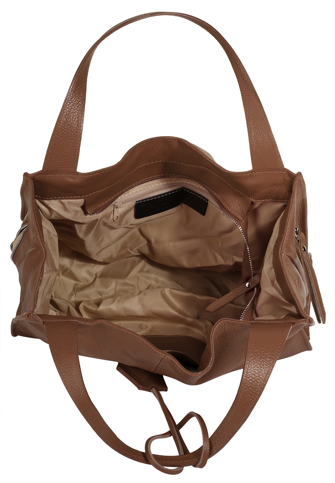 Cluty Shopper echt Leder, Made in Italy