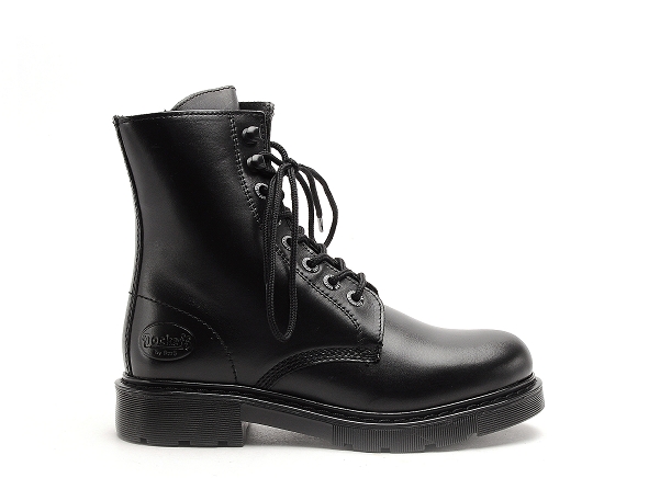 Dockers boots bottine plates femme 45en201 noir