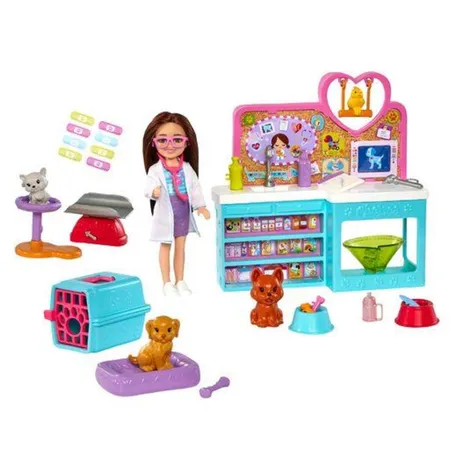 Mattel Chelsea Can be: Chelsea Tierklinik Spielset mit Tierchen & Zubehör