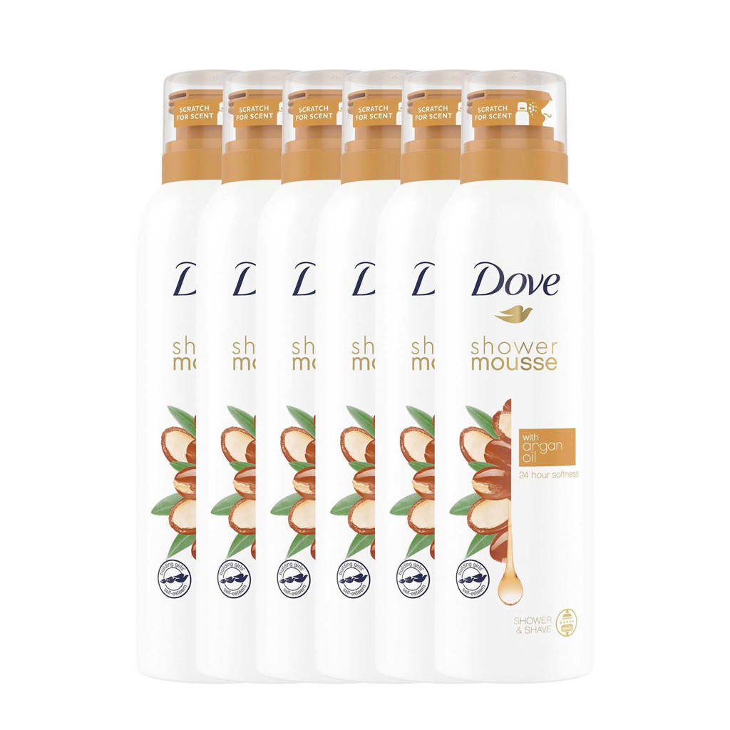 snel leegArgan Oil doucheschuim - 6 x 200 ml