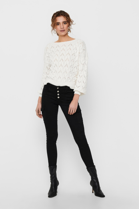 Only beige dames trui