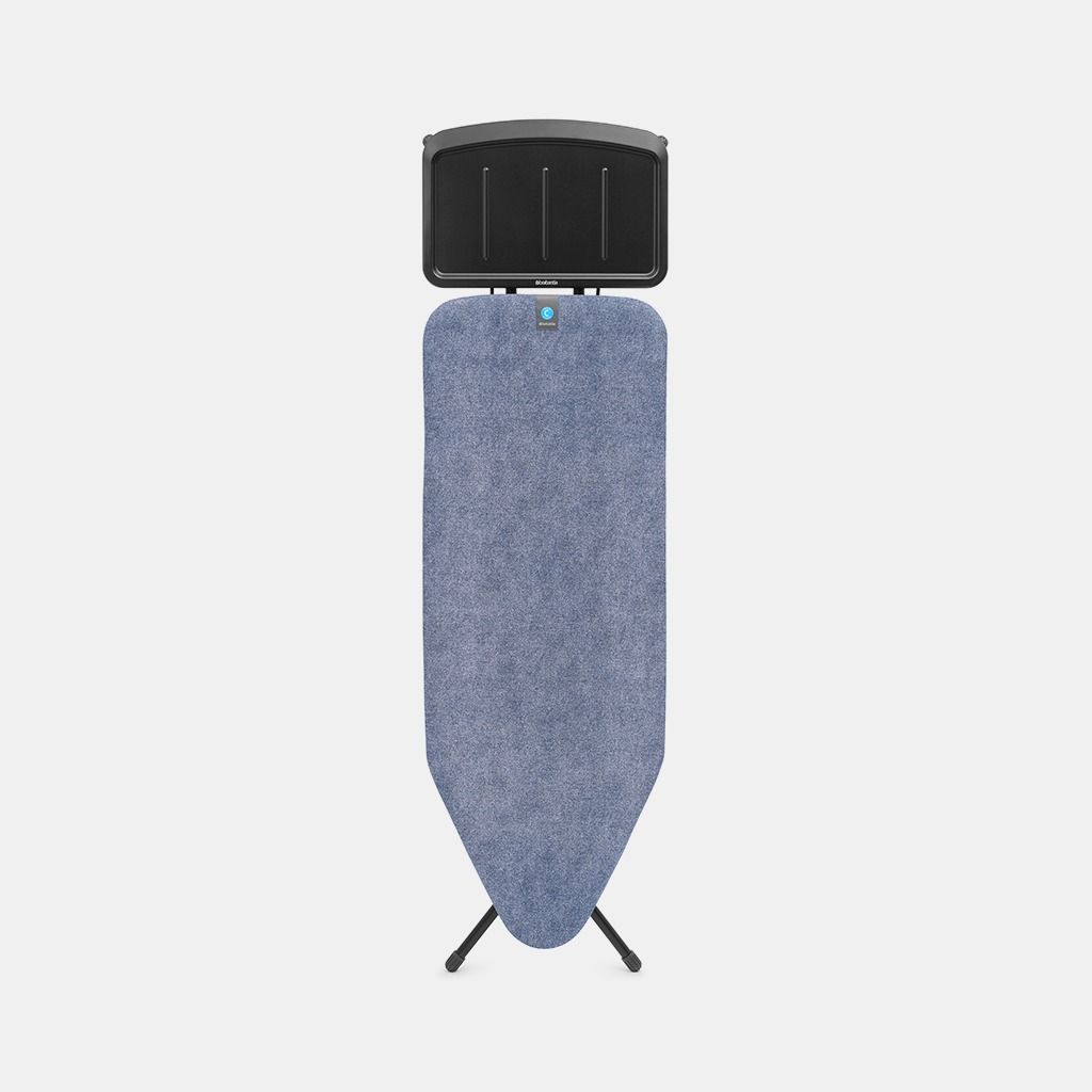 Strijkplank C, 124x45 cm, solide stoomunithouder - Denim Blue