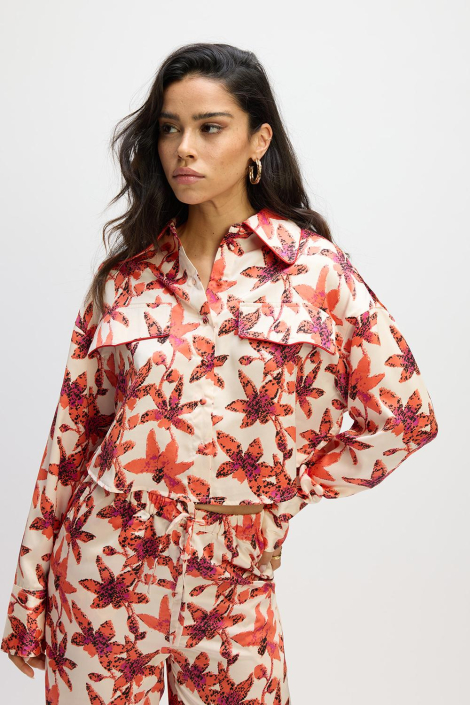 Refined Department beige dames blouse
