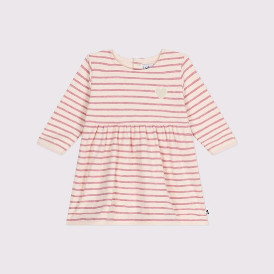 Robe manches longues en tubique   Roseline        de               Petit Bateau