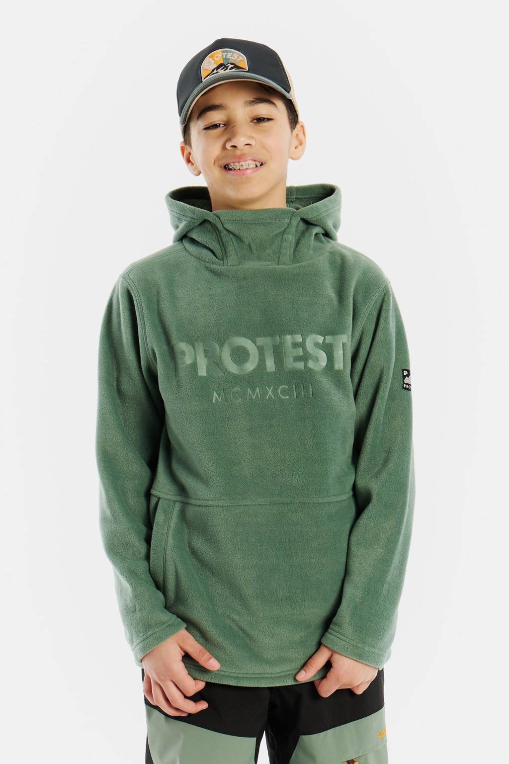 Protest skihoody PRTPhil Jr. groen