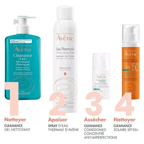 Avène Cleanance Gel de Limpeza - Pacote com 3 x 100ml