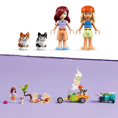 LEGO Friends 42641 Lekesett med surfende hunder og scooter