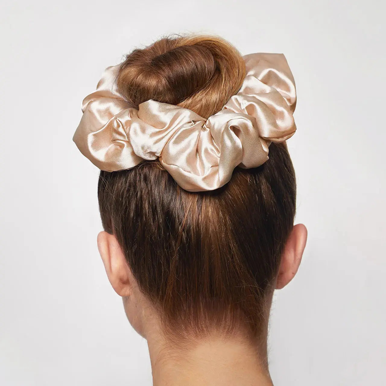 Cloud 9 Satin Pillow Scrunchie Champagne