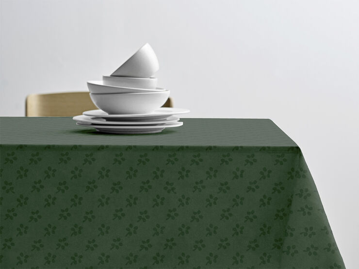 Södahl Dug Forget-me-not Damask Green Green