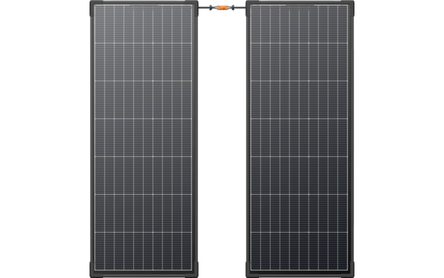 EcoFlow RVMax Starres Solarpanel 2er-Set / 12 mm ultraflach / IP68 / 2 x 130 W