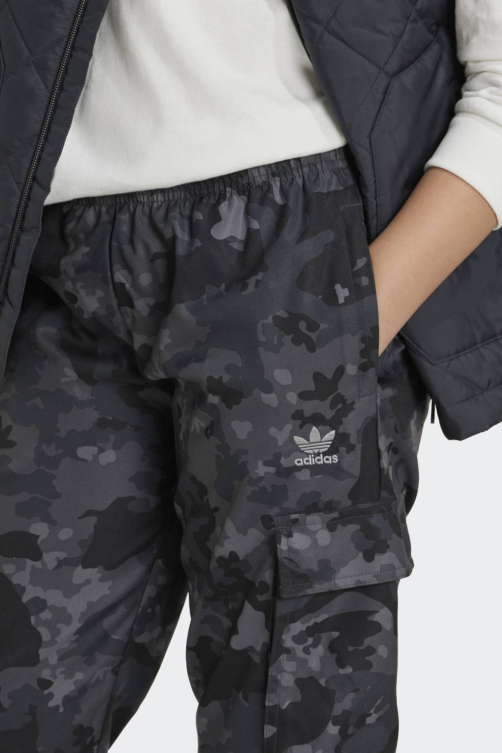 adidas cargobroek antraciet