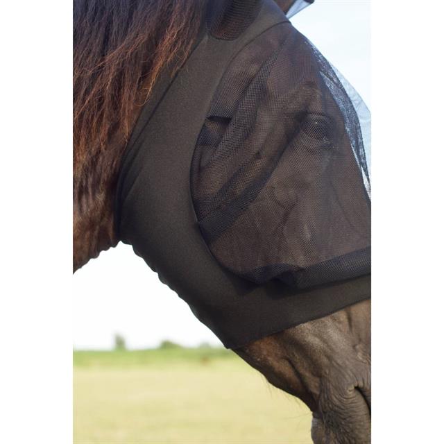Vliegenmasker HORSEGEAR HGStretchy Zwart-zwart