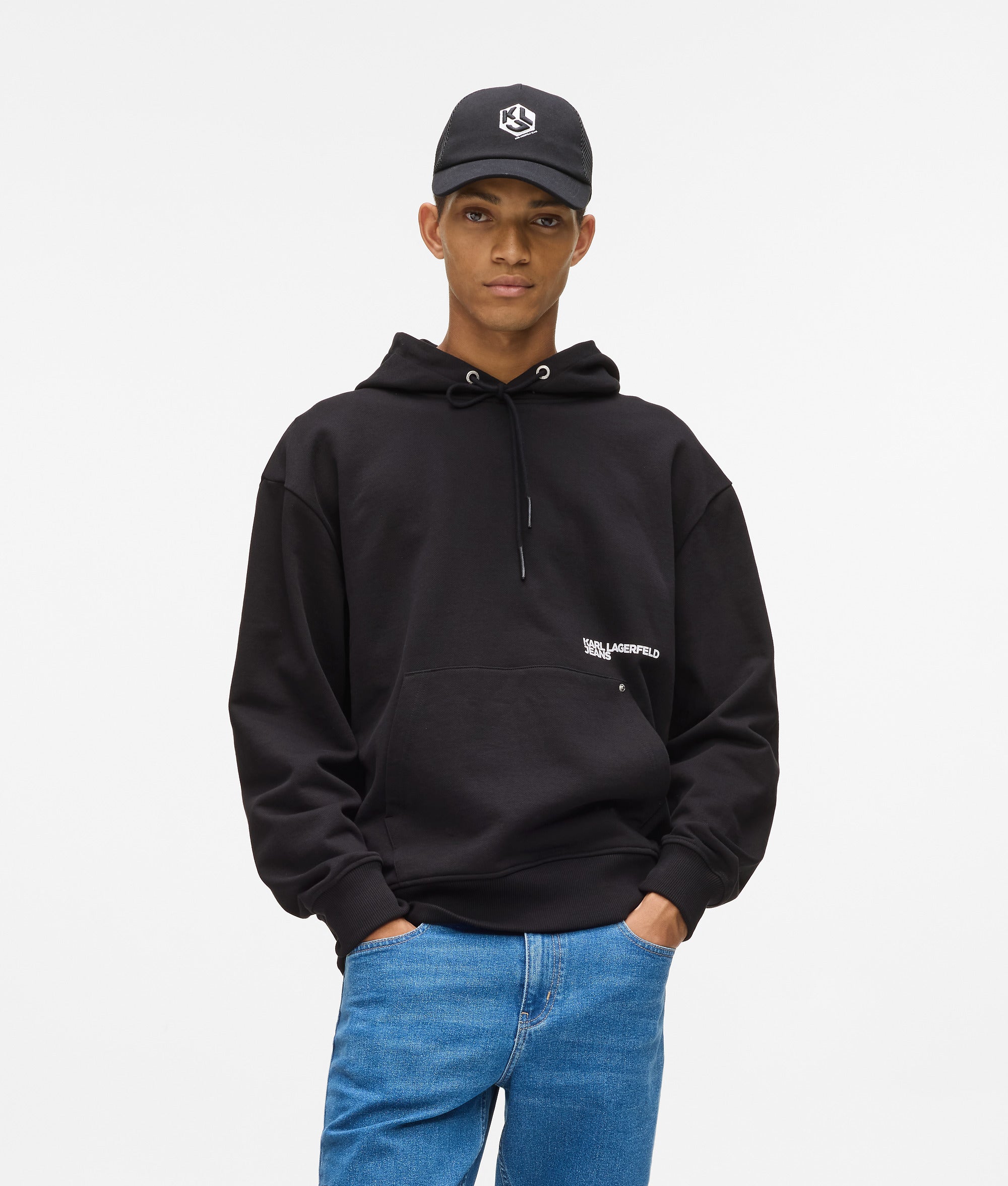 Graffiti hoodie met Monogram
