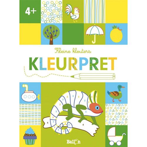 Uitgeverij ballon kleurboek kleurpret - kameleon