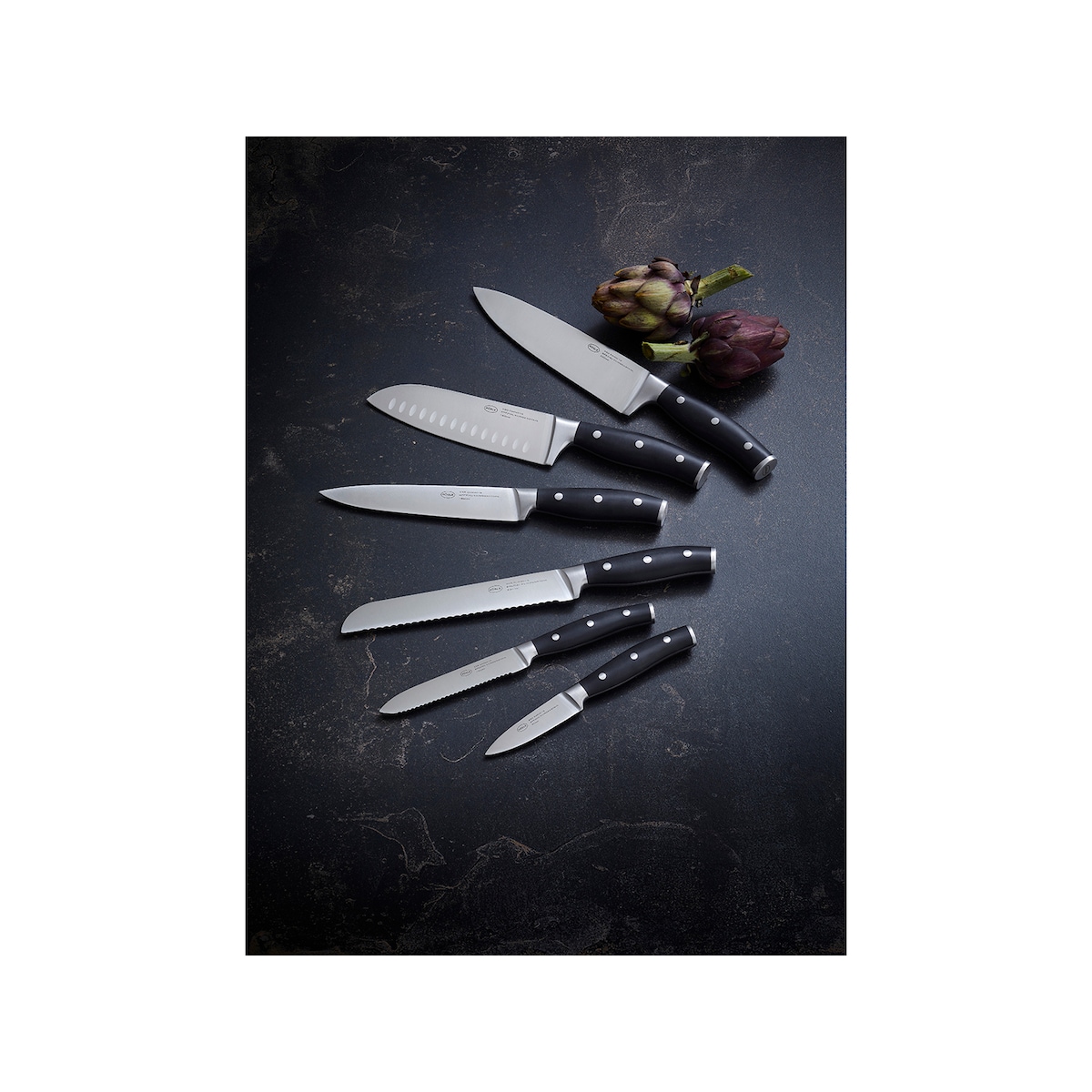 Rösle Tradition Herb knife 9 cm Steel/Black