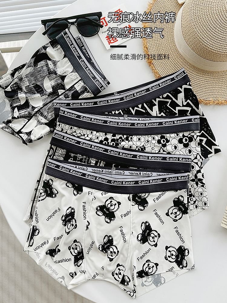 Pancherry - Cartoon Print Boxershorts / Set