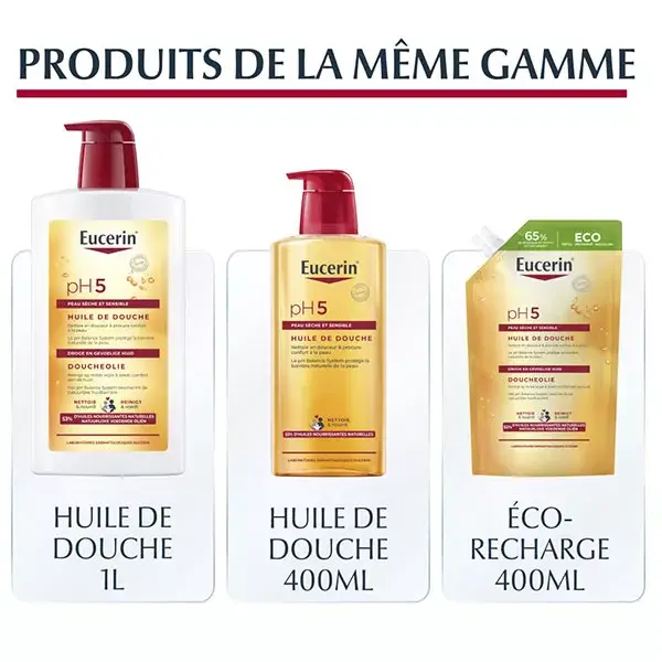Óleo de Banho Eucerin PH5 para Pele Sensível - Tamanho Viagem 100ml