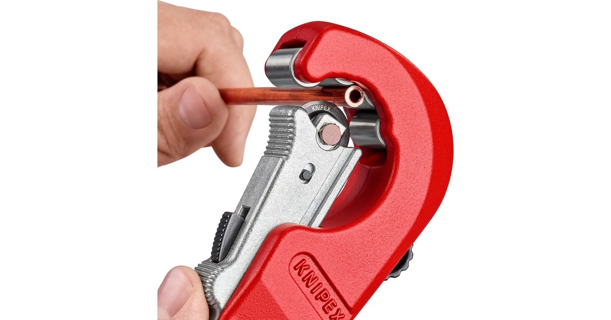 KNIPEXBuissnijder TubiX 90 31 02 BK pijpsnijder  (Rood, Ø 6 - 35mm)