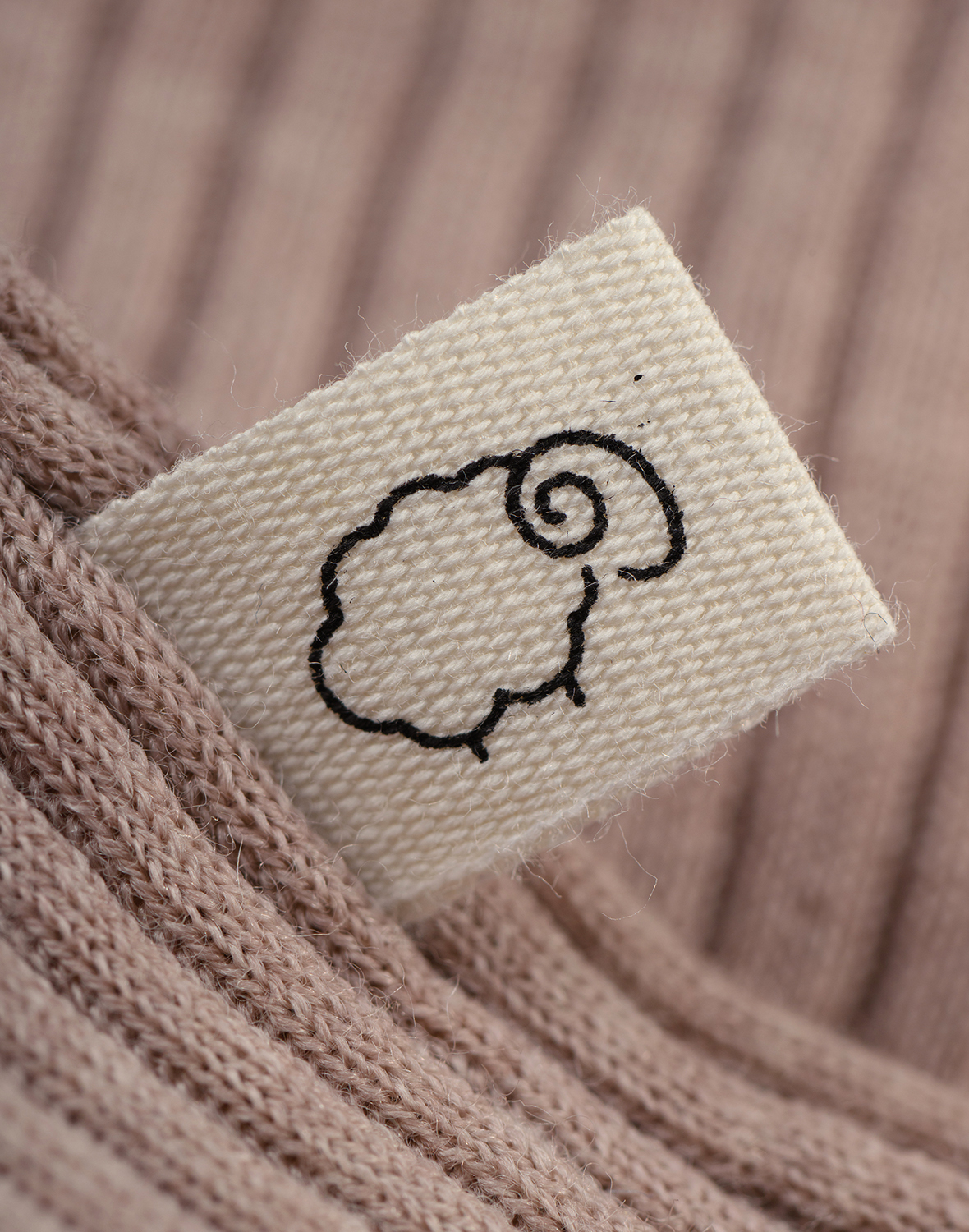 Romper met korte mouw van merinowol voor baby's