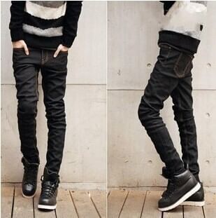 Acrius - Hoge taille gewassen rechte jeans