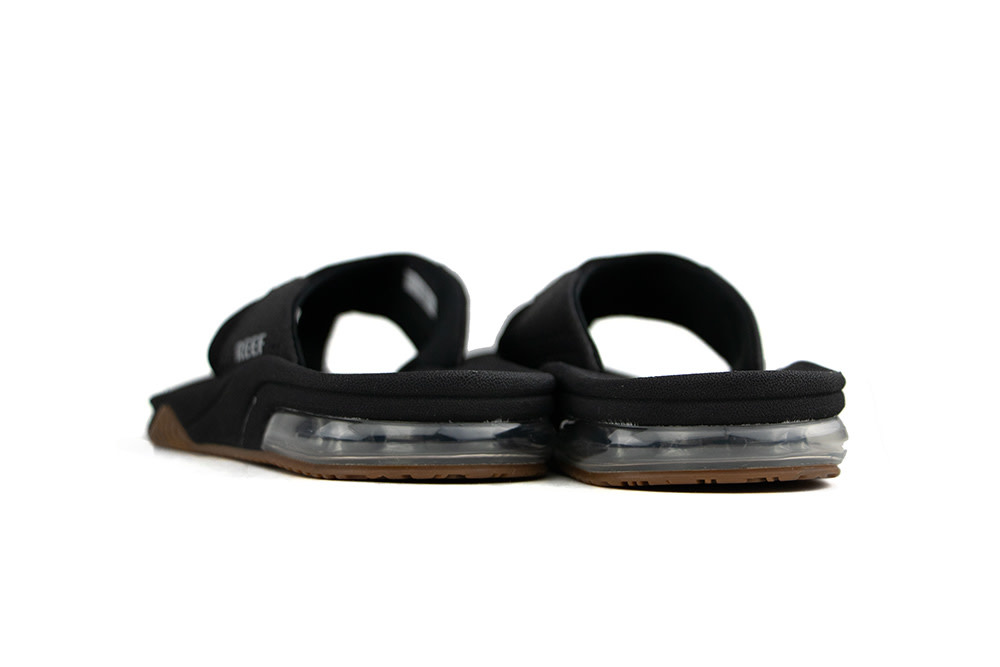 Reef Slippers Kids Fanning Black Silver