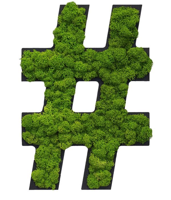 styleGREEN Sonderzeichen 'Hashtag' aus