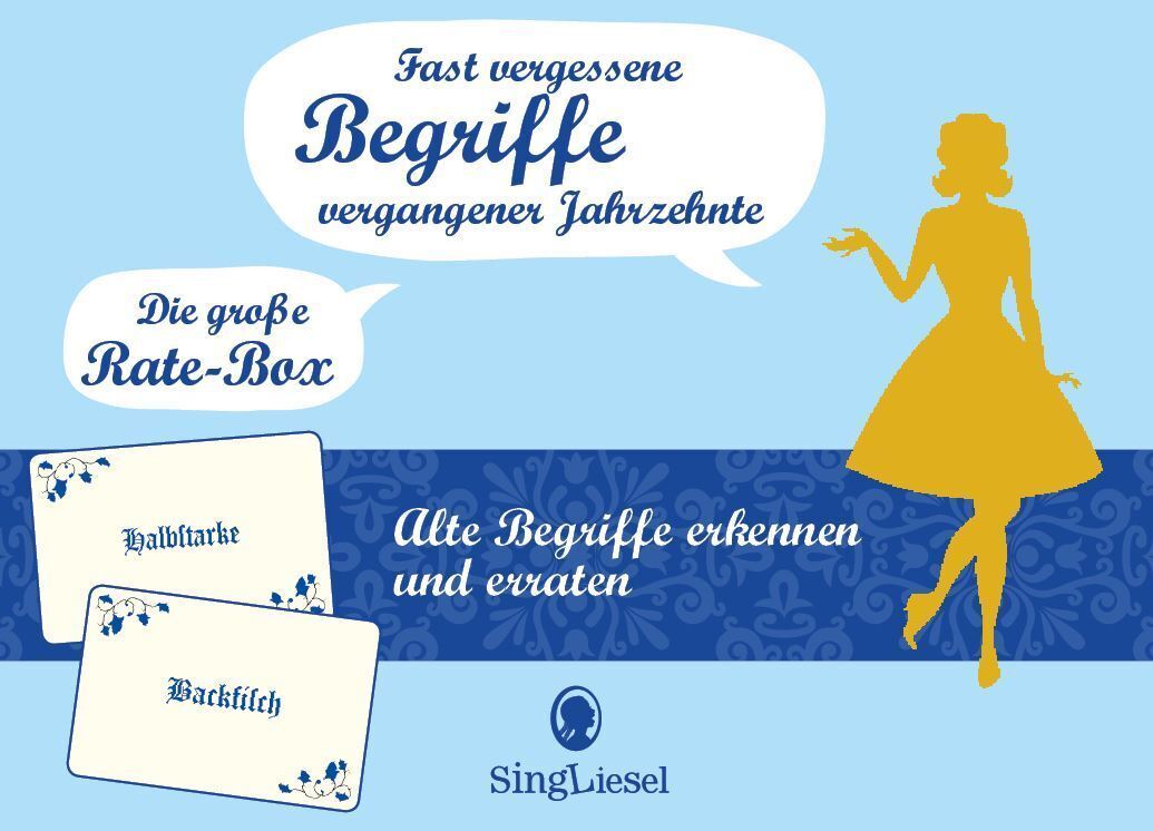 Die große Quiz-Box für Senioren rund um fast vergessene Begriffe. Das Spiel rund um alte Begriffe für Senioren. Auch mit Demenz. Spiele Box mit 100 Karten. (Spiel)