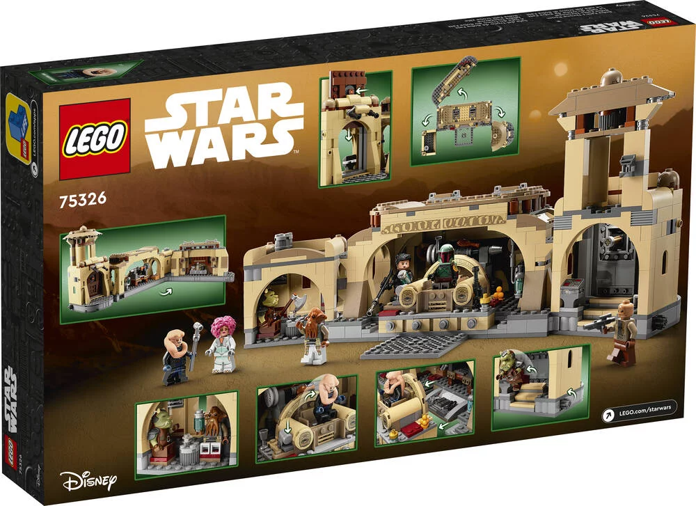 LEGO®STAR WARS 75326 - LA SALLE DU TRONE DE BOBA FETT