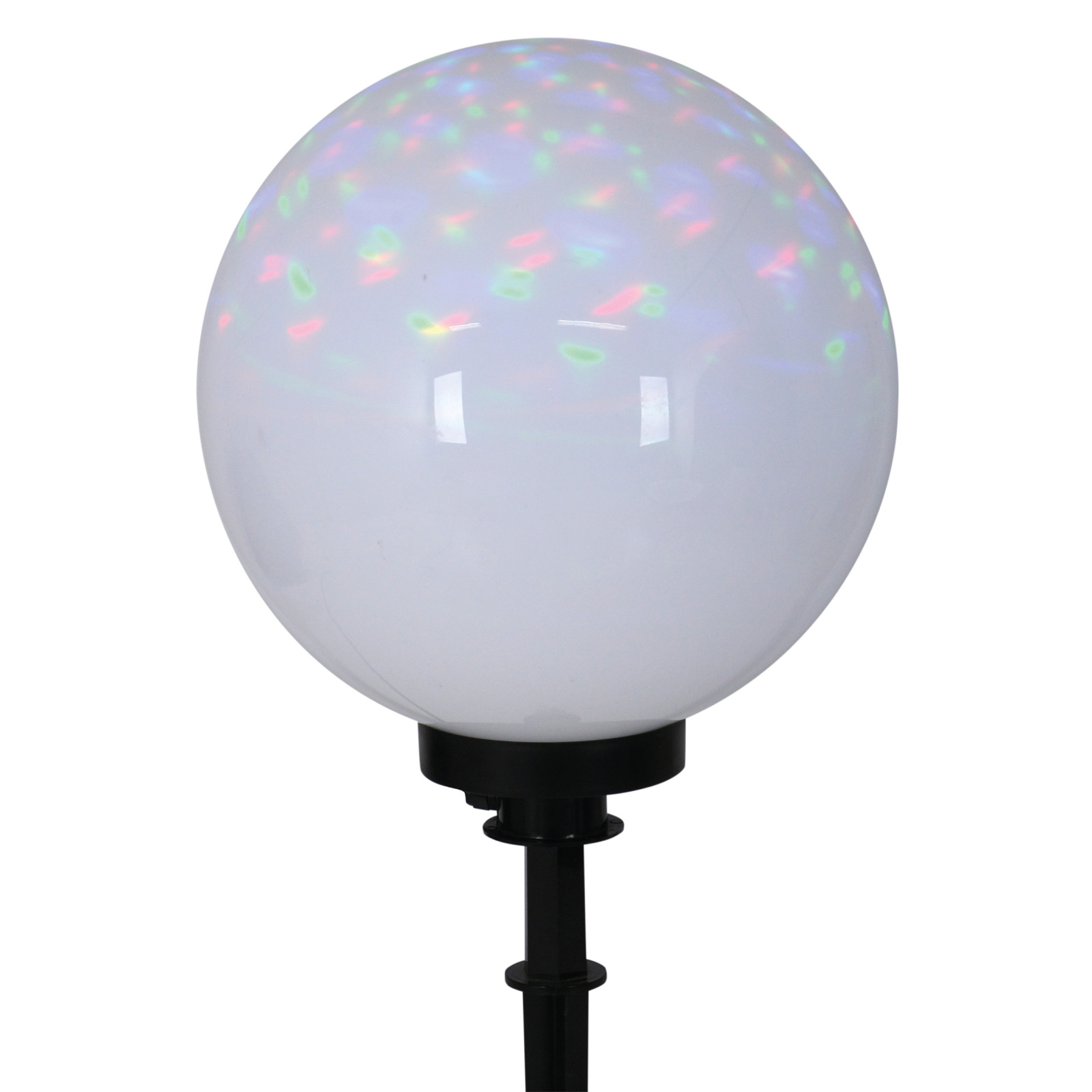 Kugelerdspieß BALL - weiß-schwarz - Ø 40 cm
