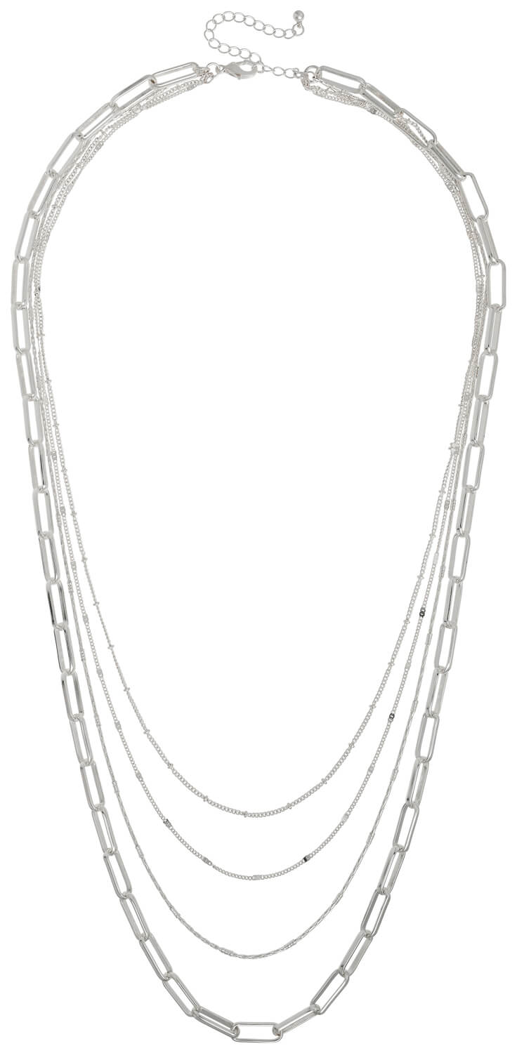Layering Kette - Bold Silver