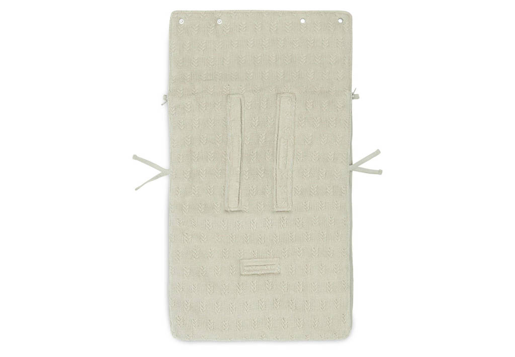 universele voetenzak autostoel/kinderwagen cat 0 Grain Knit - Oatmeal