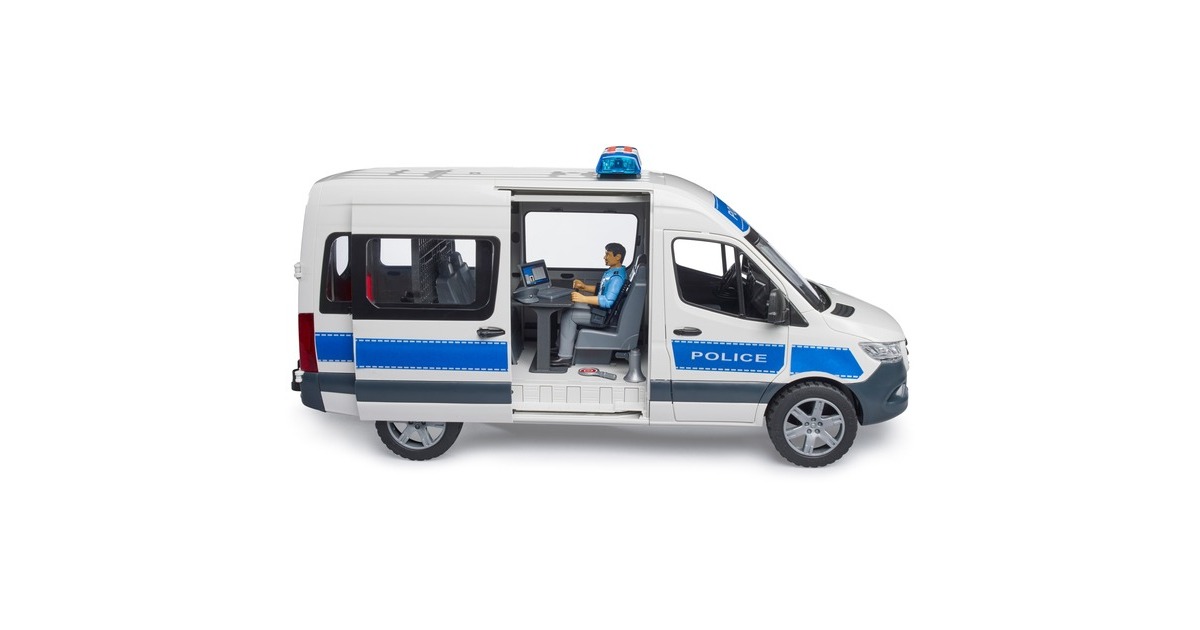 bruderMercedes-Benz Sprinter politiebus met licht en geluid Modelvoertuig  (02683)