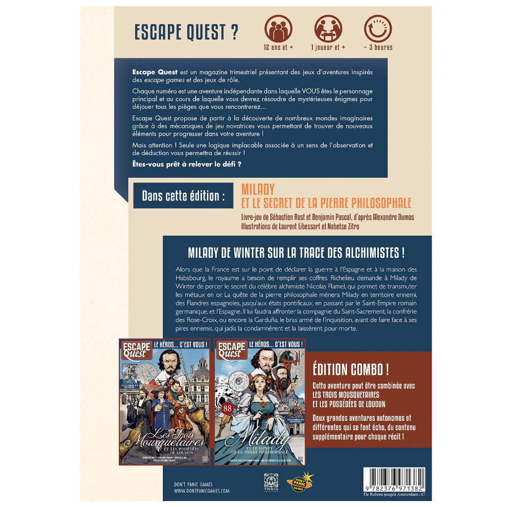 Escape Quest - Milady et la Pierre Philosophale
