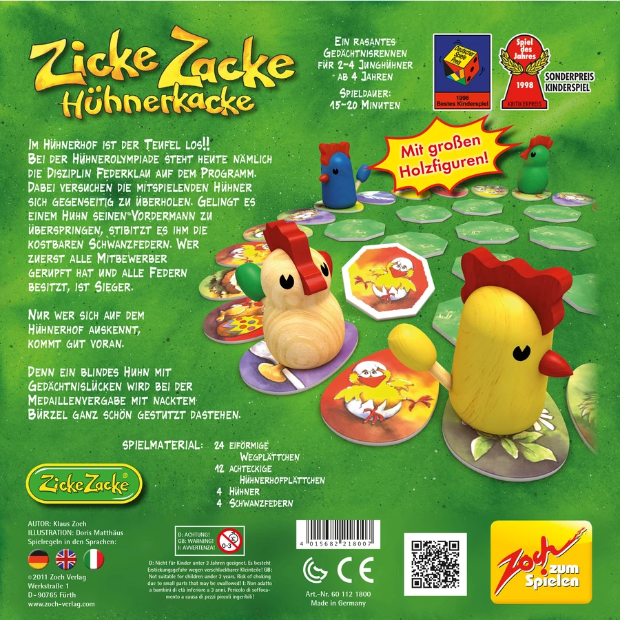 Noris Zicke Zacke Hühnerkacke