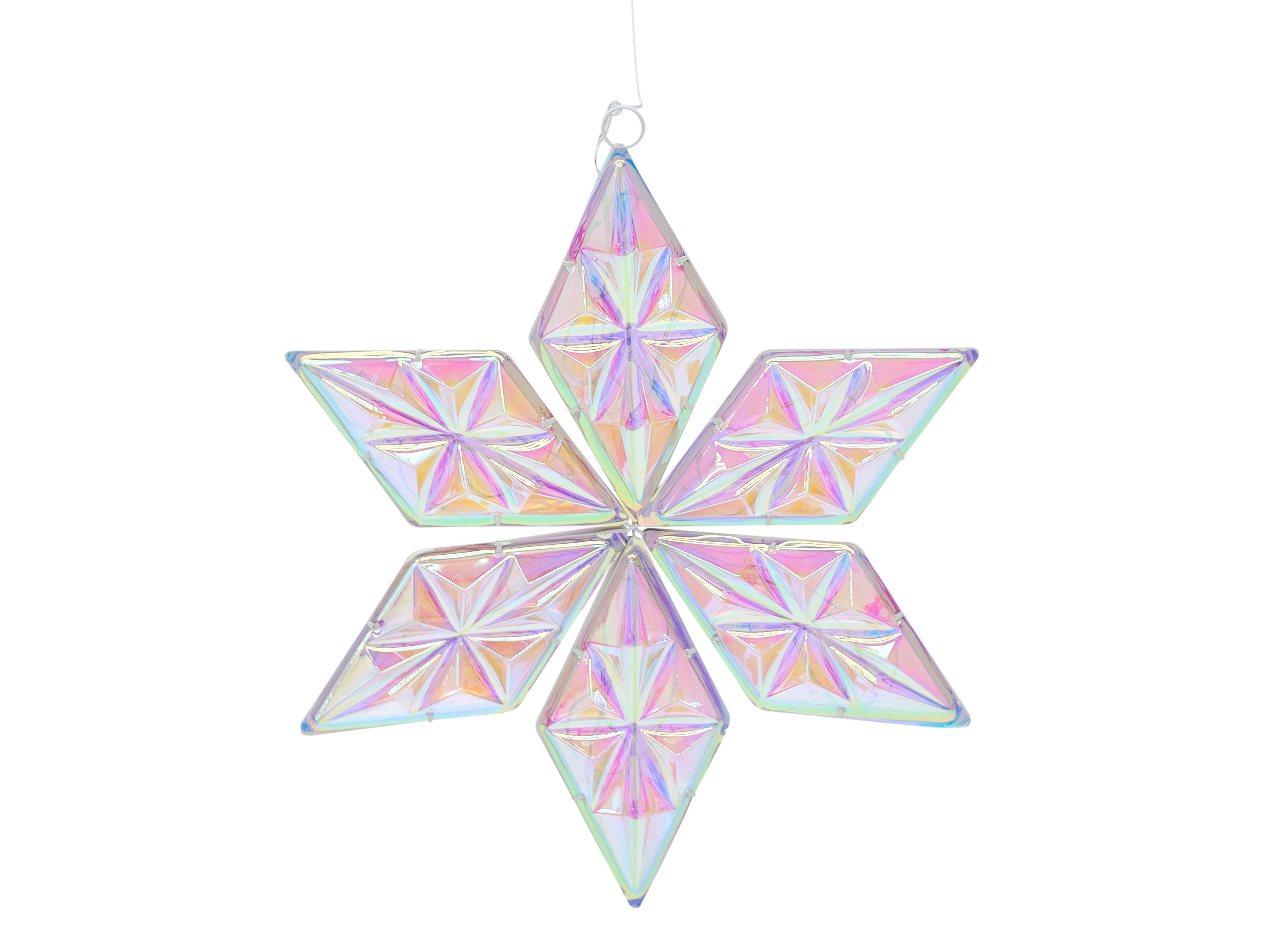 Set van 3 hangende decoraties RENSJON Ster 25/35/46 cm Meerkleurig
