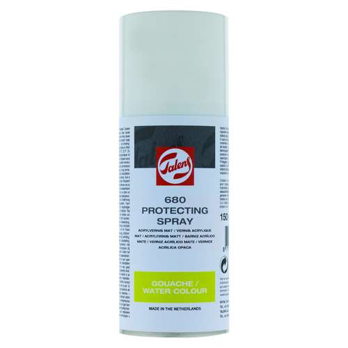 Talens Protecting Spray 680 Acrylfirnis für Gouache / Aquarell