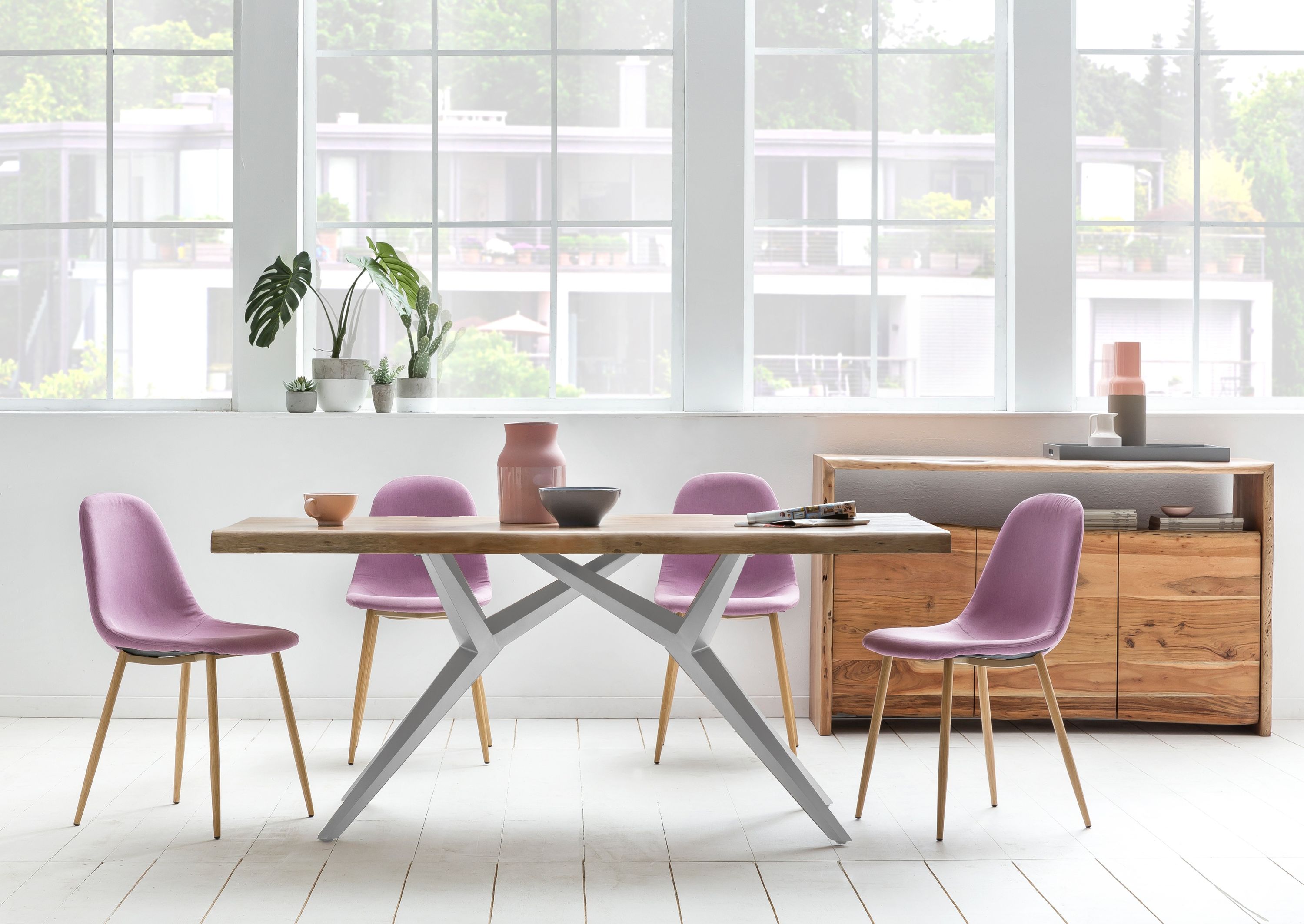 Tischplatte 100x240 Mangoholz Esstisch Schreibtisch DIY Esszimmer Küche Tisch