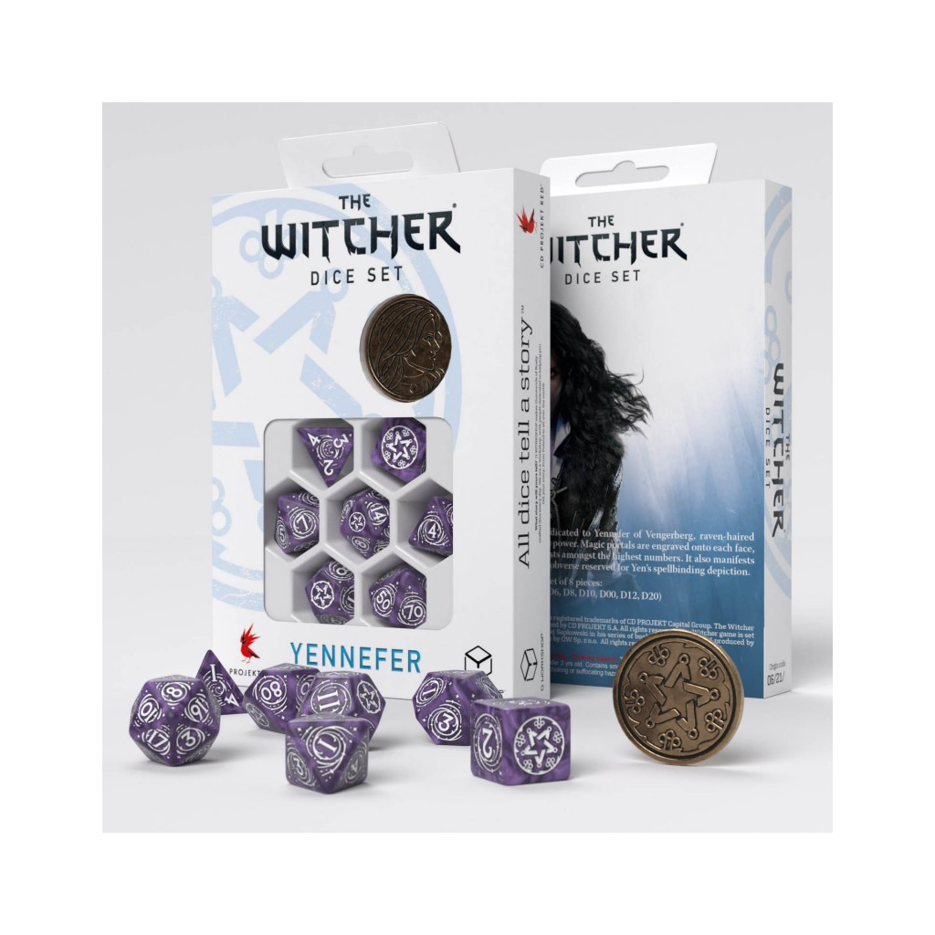 The Witcher Dice Set - Yennefer - Lilac and Gooseberries