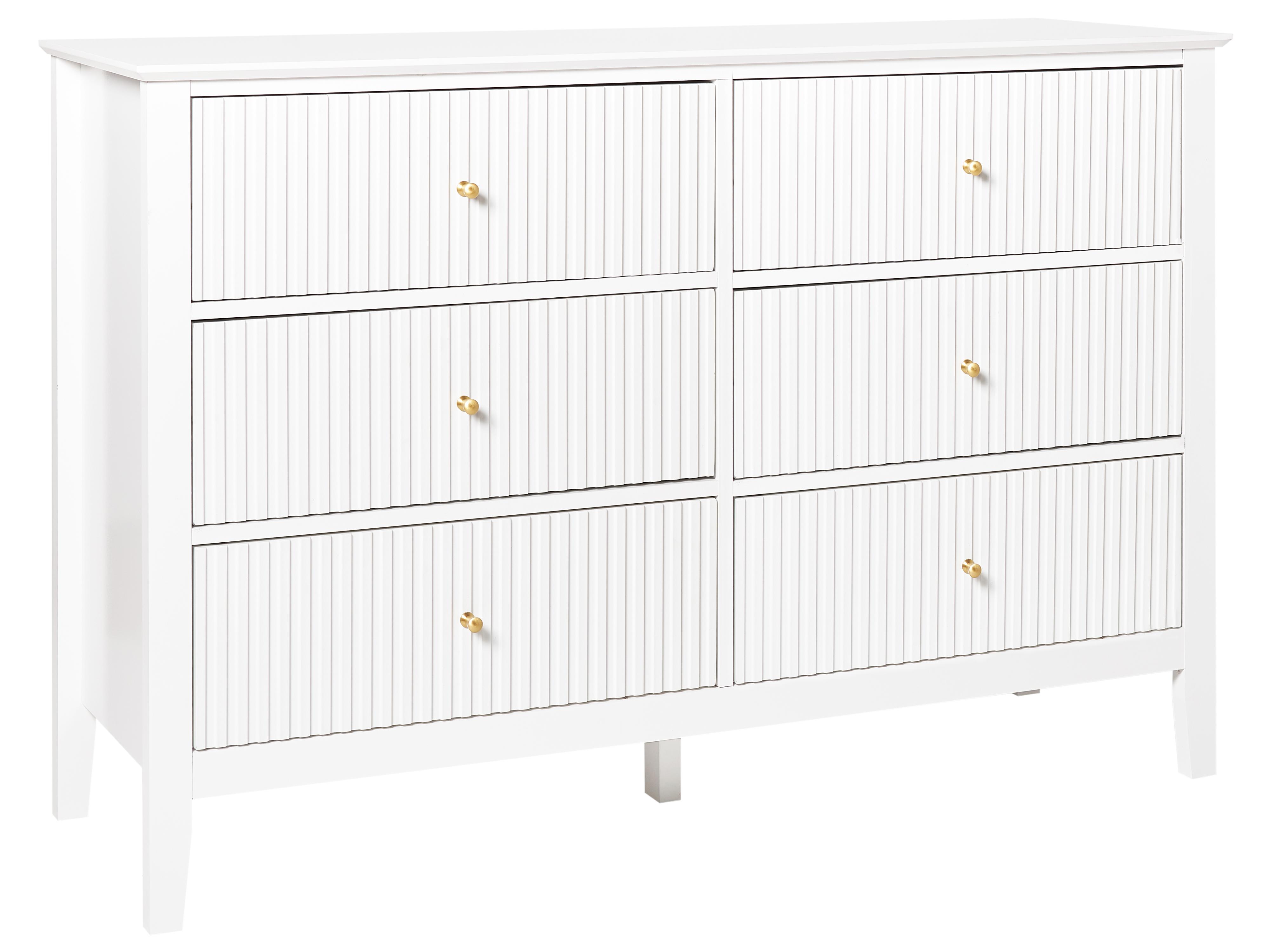 Ladekast 6 lades ASSISI Wit
