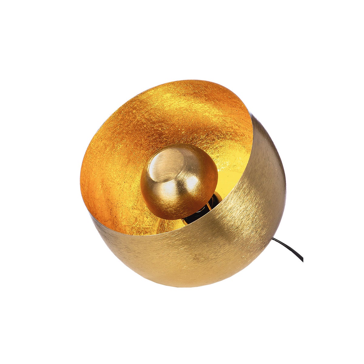 GILDE staande lamp, 25 cm hoog, goudkleurig metaal