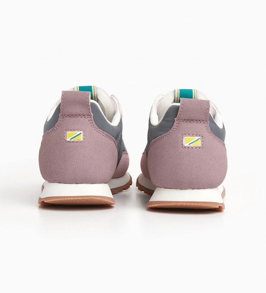 Tênis Pepe Jeans Foster Win G cinza e rosa